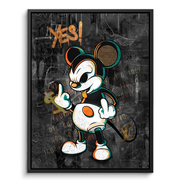 Mickey Mouse in 2 Grössen als Wandbild bestellen - art:ig Galerie