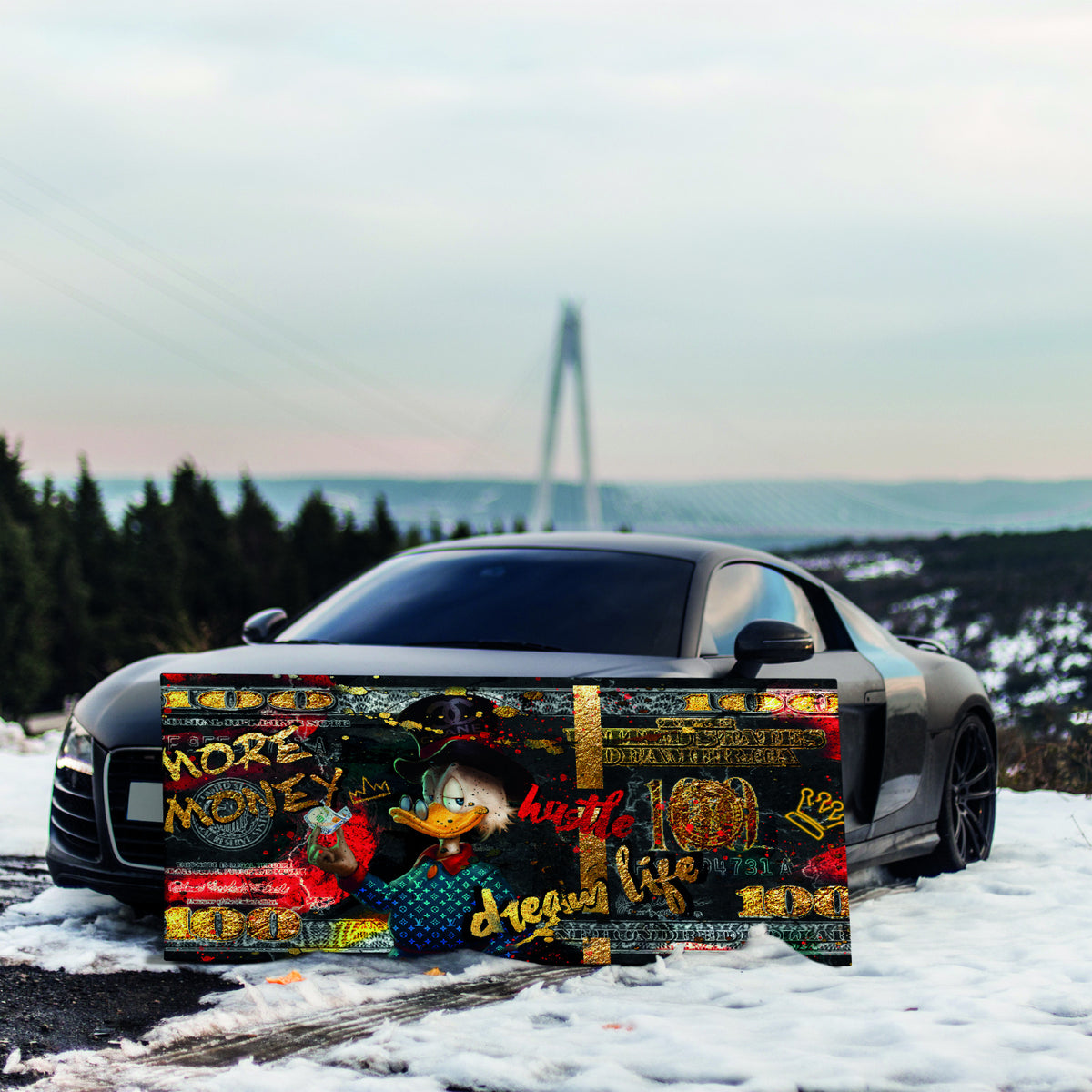 Gold Dollar Duck | Limited Edition - Glas