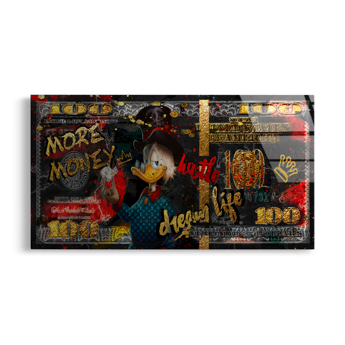 Gold Dollar Duck | Limited Edition - Glas