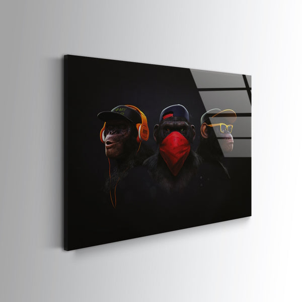 3 Wise Monkeys - Acrylglas - Juliano Araújo