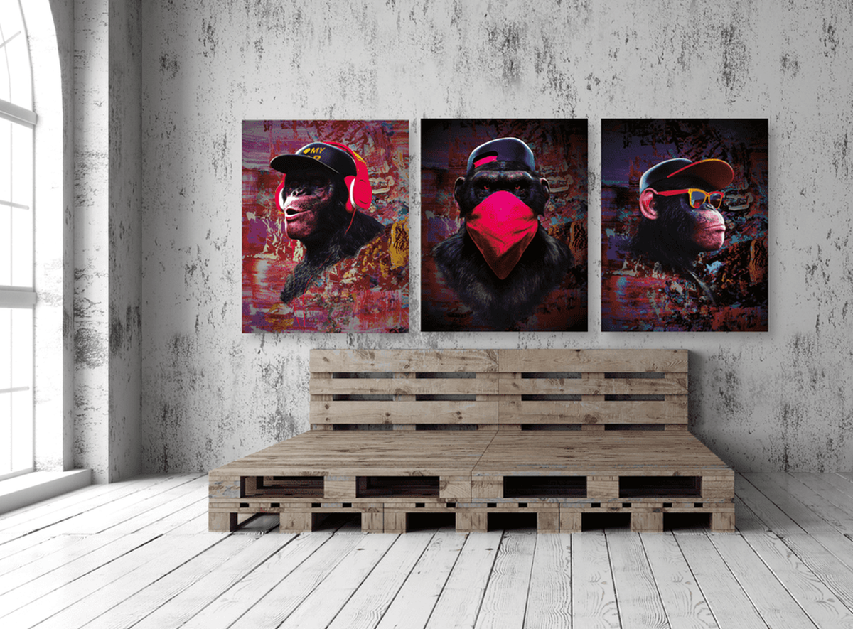 3 Wise Monkey - Abstract Bundle | Juliano Araújo