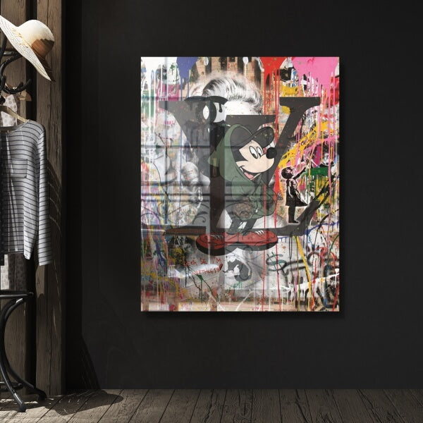 Luxury Comic Pop Art - Glas