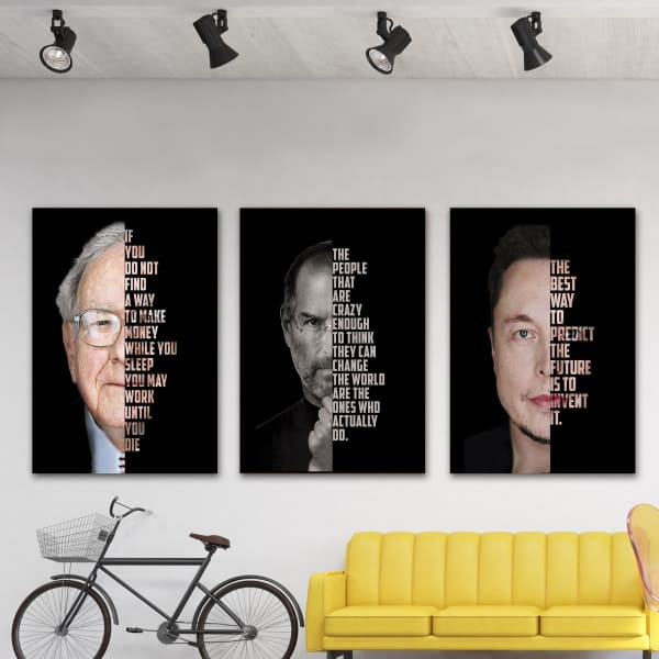 Zitate - Bundle von Musk, Jobs & Buffet