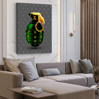 Motivations Leinwand l Limited Edition Grenade Business SXXL