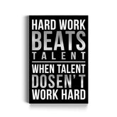 Hard Work Beats Talent