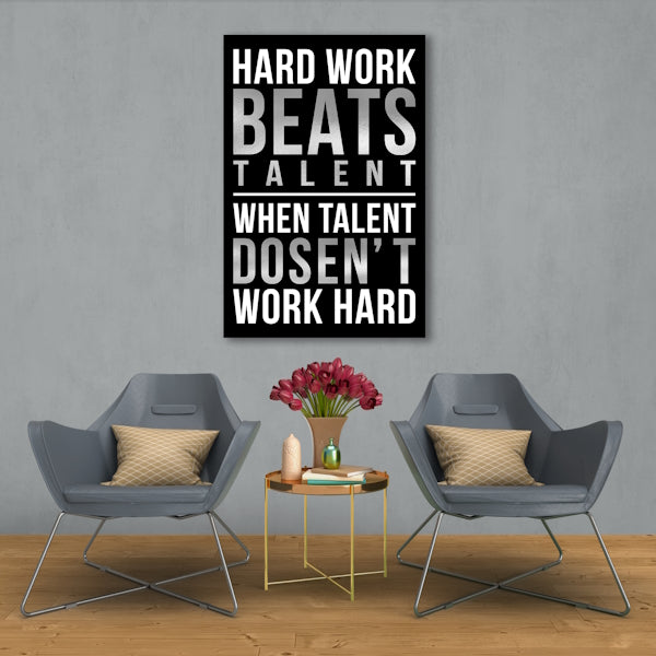 Hard Work Beats Talent