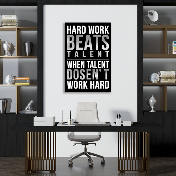 Hard Work Beats Talent