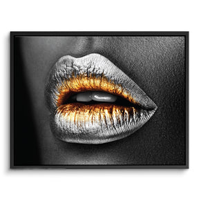 Silver Gold Lips