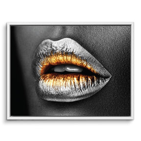 Silver Gold Lips