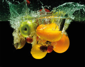 Wandbild Splashing Fruits