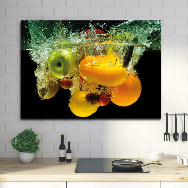 Wandbild Splashing Fruits