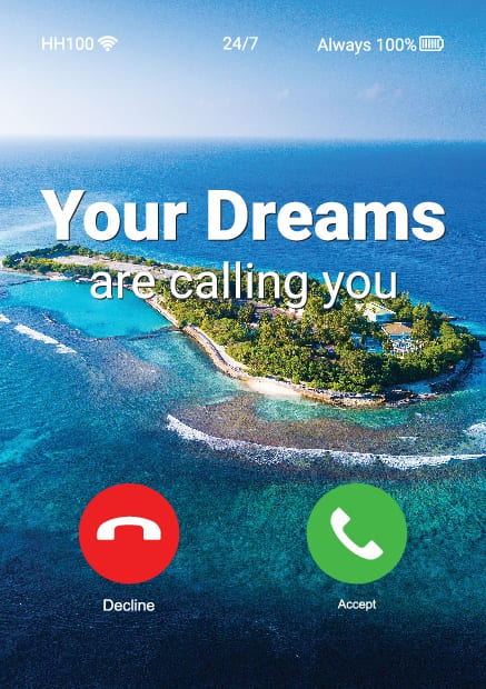Your dreams are calling you - Sticker